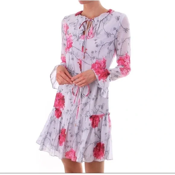 strapless open back dress Alice Temperley 'Jean' UK 10
